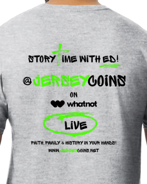 Jersey Coins 1913 Adult T-Shirt - Image 9
