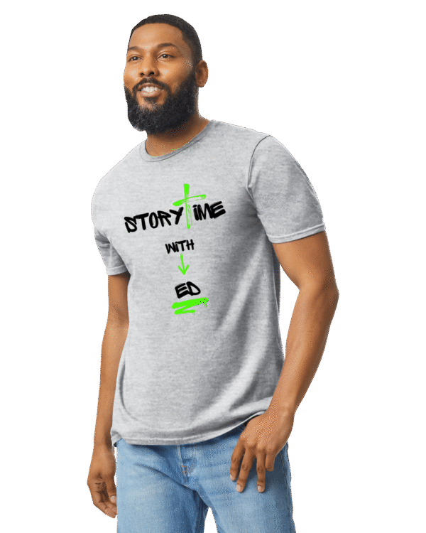Story Time with Ed Adult T-Shirt - Image 6